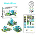 New Magnetic Building Blocks, Strong Magnetic Electric Rail Vehicle Planning, Urban Traffic Structures, Colored Window Series, Magnetic