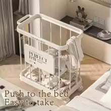Combine Dirty Clothes Basket Narrow Rolling Laundry Basket with Wheels Home Bathroom Mobile Laundry Storage Box Organizer