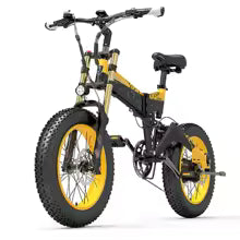 Lankeleisi X3000PLUS 20-inch Folding Electric Bicycle Snow Mountain Bike with 17.5Ah Lithium Battery, 1000W Rear Hub Brushless Motor, and LCD Display.