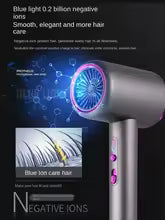 220V Turbo Ionic Hair Dryer A for Home Salon with High Power and Fast Drying Cold and Hot Air Flow Technology
