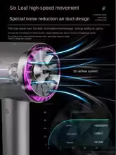 220V Turbo Ionic Hair Dryer A for Home Salon with High Power and Fast Drying Cold and Hot Air Flow Technology