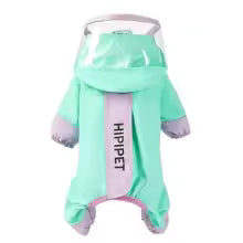 Dog Reflective Color Blocking Durable Raincoat Waterproof Pet Outdoor Windproof Supplies for Small to Medium Dogs Jumpsuits Dog Clothes