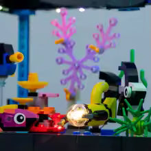 For the Creator LED Light Set 3-in-1 31122 No Glass Fish Tank Building DIY Toys Blocks Bricks Lighting Kit Only Model Not Included 5.0 1 Review ౹  3 Sold From: EASYLITE Official St... (4.8 | 5000+ Sold)