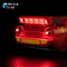 Lego Lightning McQueen 77255 Model DIY Toy Set LED Light Kit Building Blocks Not Included.