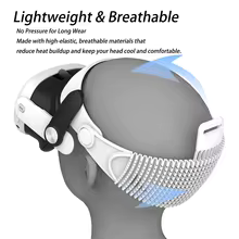 Lightweight Breathable Headband for Meta Quest 3S, Adjustable Replacement Headband, Meta Quest 3, Quest 3S VR Accessories