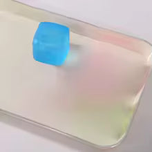 Soft Maltose Cube Clear Ice Block Squeeze Ball Slow Return Stress Relief Anxiety Reducer Toy