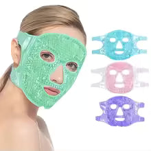 Anti-Wrinkle, Anti-Fatigue, Skin Firming Spa Hot and Cold Therapy Ice Pack Cooling Massage Ice Gel Face Mask